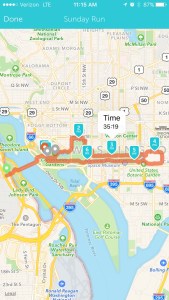 DC travel run