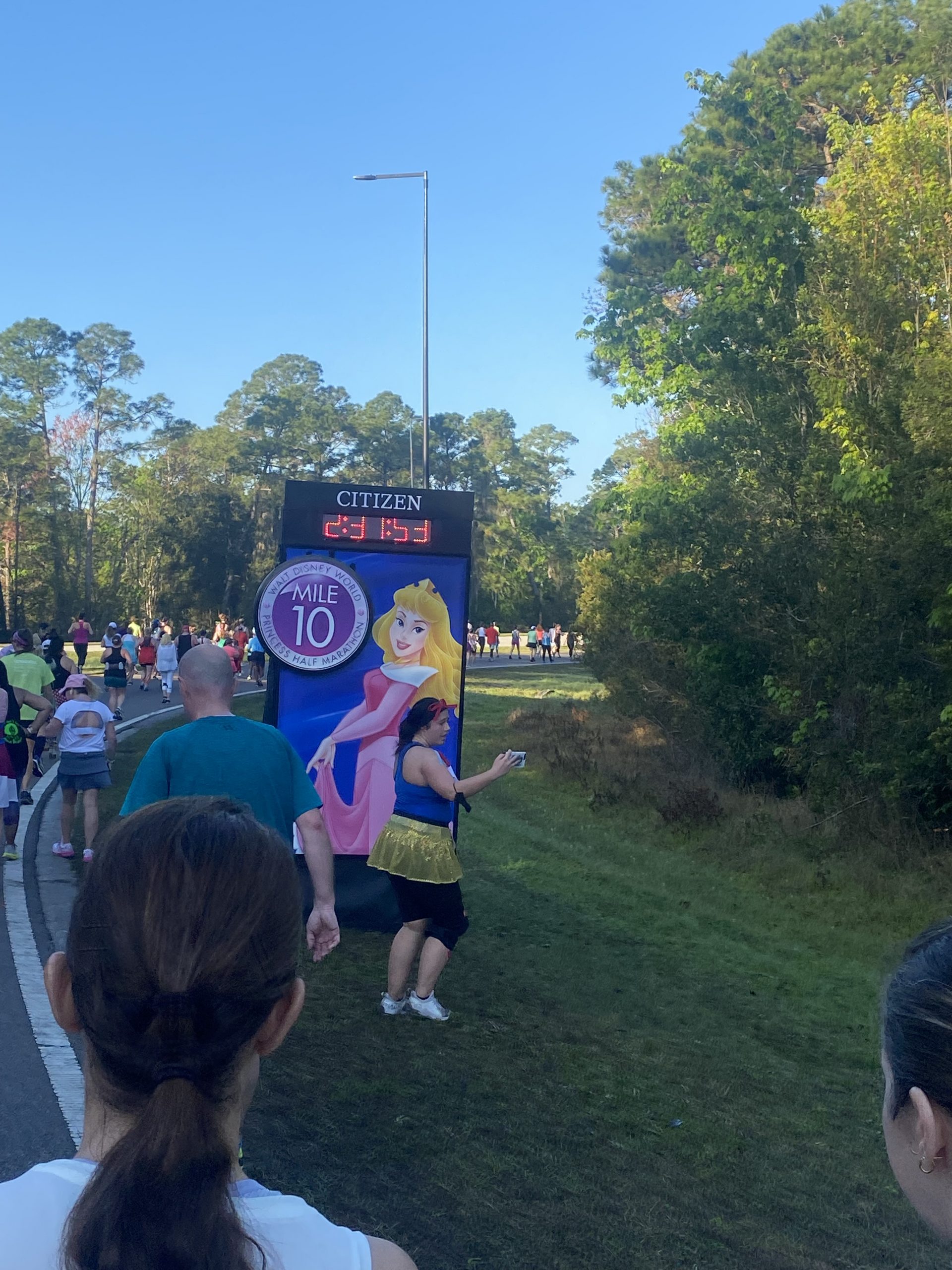 2022 Princess Half Mile Marker 10