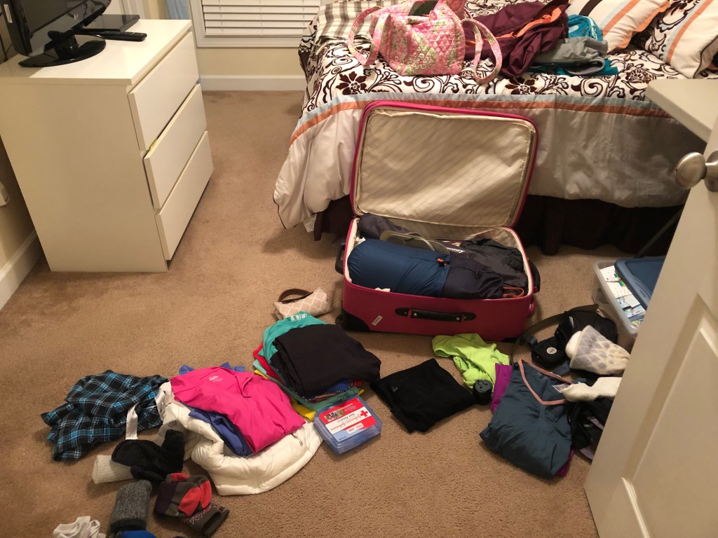 packing for Machu Picchu