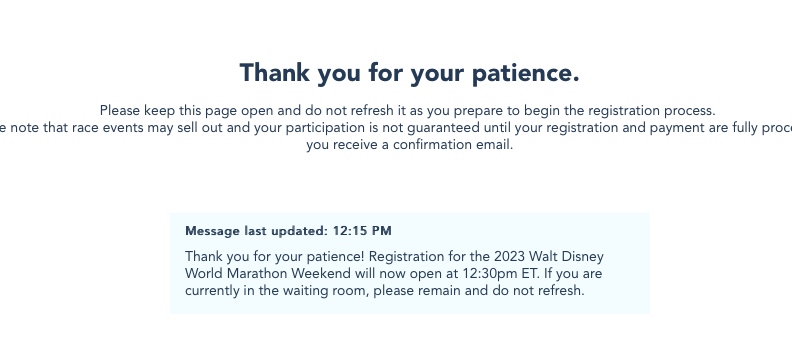 Thank you for your patience