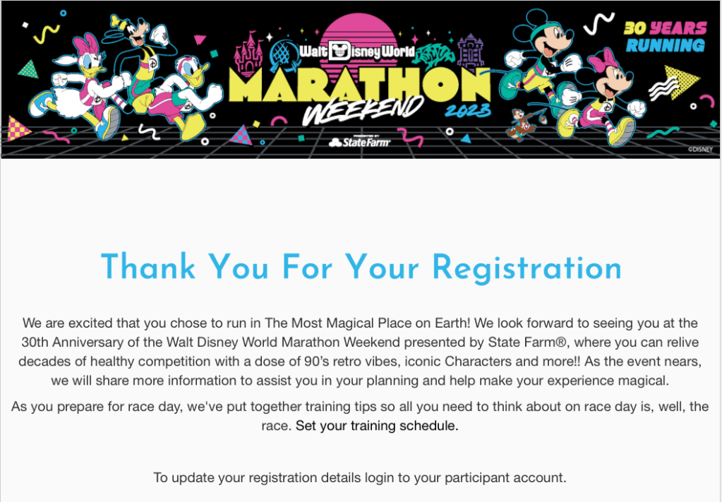 Registered!